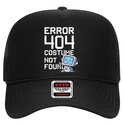 Error 404 Costume Not Found Funny Halloween Geek Matching Trucker Hat