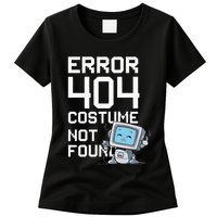 Error 404 Costume Not Found Funny Halloween Geek Matching Women's T-Shirt