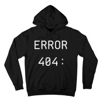 Error 404 Costume Not Found Funny Couples Matching Halloween Hoodie