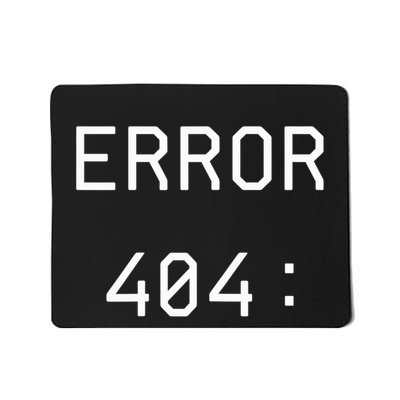 Error 404 Costume Not Found Funny Couples Matching Halloween Mousepad