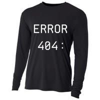 Error 404 Costume Not Found Funny Couples Matching Halloween Cooling Performance Long Sleeve Crew