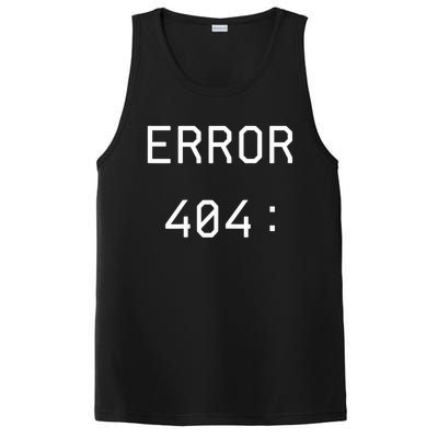 Error 404 Costume Not Found Funny Couples Matching Halloween PosiCharge Competitor Tank