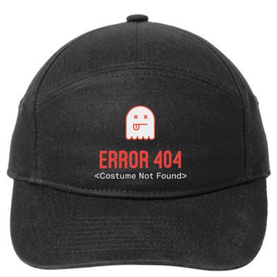 Error 404 Costume Not Found 7-Panel Snapback Hat