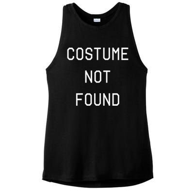 Error 404 Costume Not Found Funny Couples Matching Halloween Ladies PosiCharge Tri-Blend Wicking Tank