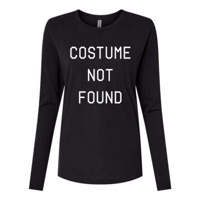 Error 404 Costume Not Found Funny Couples Matching Halloween Womens Cotton Relaxed Long Sleeve T-Shirt