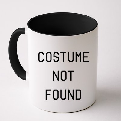 Error 404 Costume Not Found Funny Couples Matching Halloween Coffee Mug