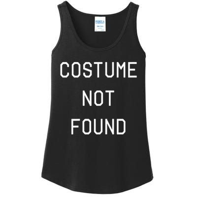 Error 404 Costume Not Found Funny Couples Matching Halloween Ladies Essential Tank