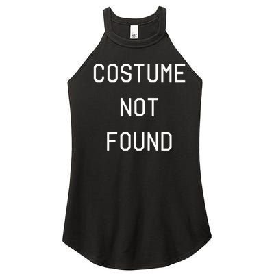 Error 404 Costume Not Found Funny Couples Matching Halloween Women's Perfect Tri Rocker Tank