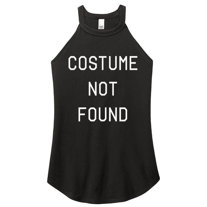 Error 404 Costume Not Found Funny Couples Matching Halloween Women's Perfect Tri Rocker Tank