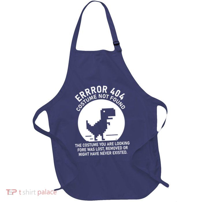 Error 404 Costume Not Found Full-Length Apron With Pockets