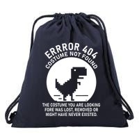 Error 404 Costume Not Found Drawstring Bag