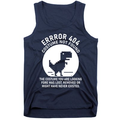 Error 404 Costume Not Found Tank Top