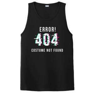 Error 404 Costume Not Found Funny Lazy Halloween PosiCharge Competitor Tank