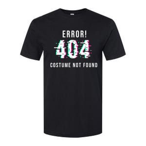 Error 404 Costume Not Found Funny Lazy Halloween Softstyle CVC T-Shirt