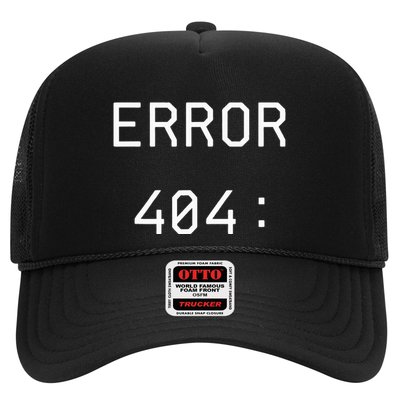 Error 404 Costume Not Found Funny Couples Matching Halloween Trucker Hat