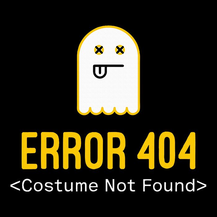 Error 404 Costume Not Found Button