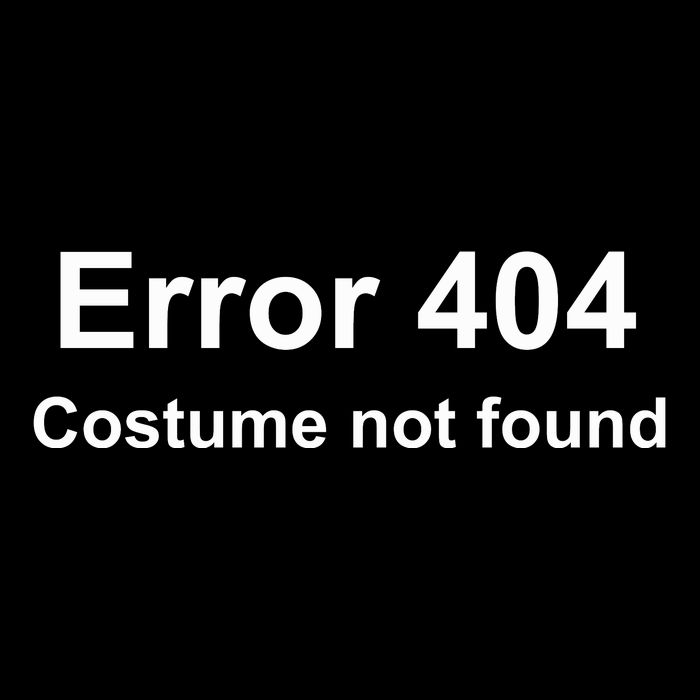 Error 404 Costume Not Found Funny Lazy Halloween Flat Bill Trucker Hat