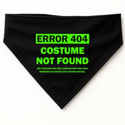 Error 404 Costume Not Found Halloween Matching USA-Made Doggie Bandana