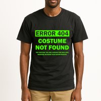 Error 404 Costume Not Found Halloween Matching Tall T-Shirt