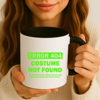 Error 404 Costume Not Found Halloween Matching Mug
