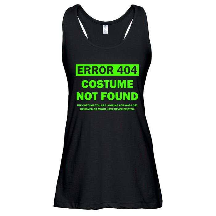 Error 404 Costume Not Found Halloween Matching Ladies Essential Flowy Tank