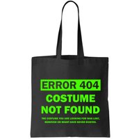 Error 404 Costume Not Found Halloween Matching Bag