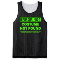 Error 404 Costume Not Found Halloween Matching Mesh Reversible Basketball Jersey Tank