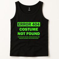 Error 404 Costume Not Found Halloween Matching Tank Top