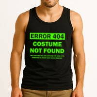 Error 404 Costume Not Found Halloween Matching Tank Top