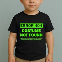 Error 404 Costume Not Found Halloween Matching Toddler T-Shirt