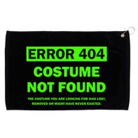 Error 404 Costume Not Found Halloween Matching Grommeted Golf Towel