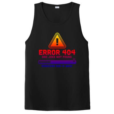 Error 404 Dad Joke Not Found Searching Dadgiftagiftbase Funny Gift PosiCharge Competitor Tank