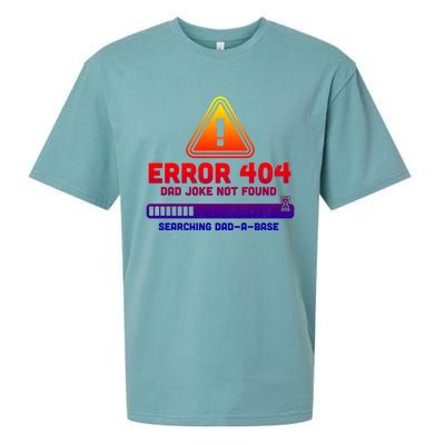 Error 404 Dad Joke Not Found Searching Dadgiftagiftbase Funny Gift Sueded Cloud Jersey T-Shirt