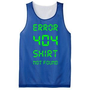 Error 404 Day Gift Not Found Gift Mesh Reversible Basketball Jersey Tank