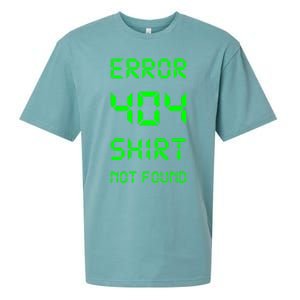 Error 404 Day Gift Not Found Gift Sueded Cloud Jersey T-Shirt