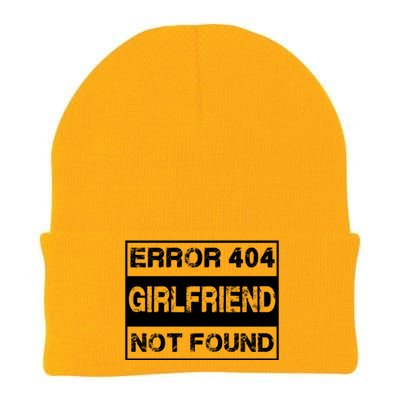 Error 404 Friend Not Found Single Anti Valentines Day Gift Knit Cap Winter Beanie