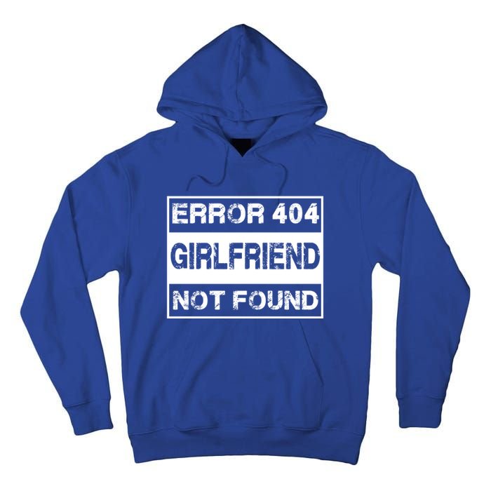 Error 404 Friend Not Found Single Anti Valentines Day Gift Tall Hoodie