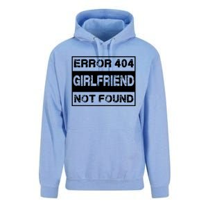 Error 404 Friend Not Found Single Anti Valentines Day Gift Unisex Surf Hoodie