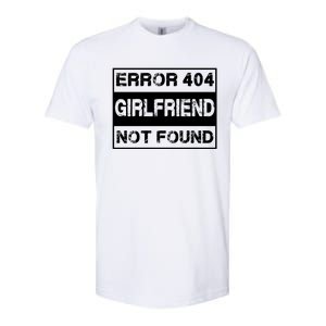 Error 404 Friend Not Found Single Anti Valentines Day Gift Softstyle CVC T-Shirt