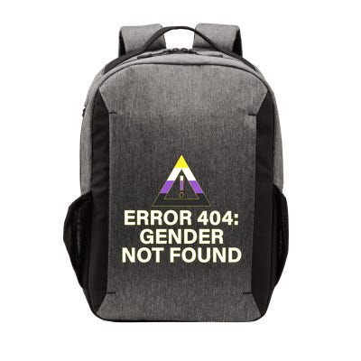 Error 404 Gender Not Found Agender Non Binary Pride Cute Gift Vector Backpack