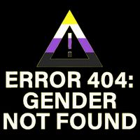 Error 404 Gender Not Found Agender Non Binary Pride 16 in Basic Backpack