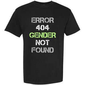 Error 404 Gender Not Found Great Gift Funny Agender Pride Flag Meaningful Gift Garment-Dyed Heavyweight T-Shirt