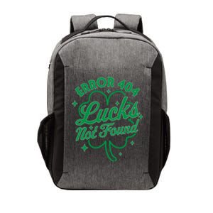 Error 404 Lucks Not Found Saint Patrick's Day Gift Vector Backpack