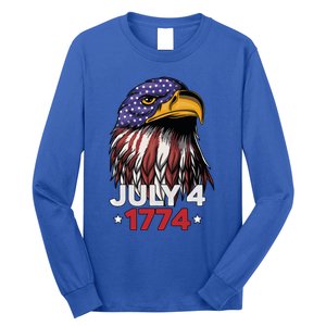 Eagle 4th Of July Usa American Flag American Patriotic Eagle Gift Long Sleeve Shirt