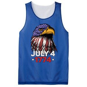 Eagle 4th Of July Usa American Flag American Patriotic Eagle Gift Mesh Reversible Basketball Jersey Tank