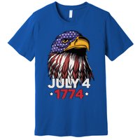 Eagle 4th Of July Usa American Flag American Patriotic Eagle Gift Premium T-Shirt