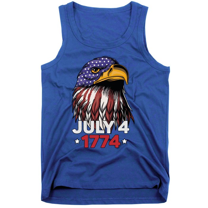 Eagle 4th Of July Usa American Flag American Patriotic Eagle Gift Tank Top