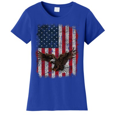 Eagle 4th Of July USA Flag American Patriotic Men Women Women's T-Shirt