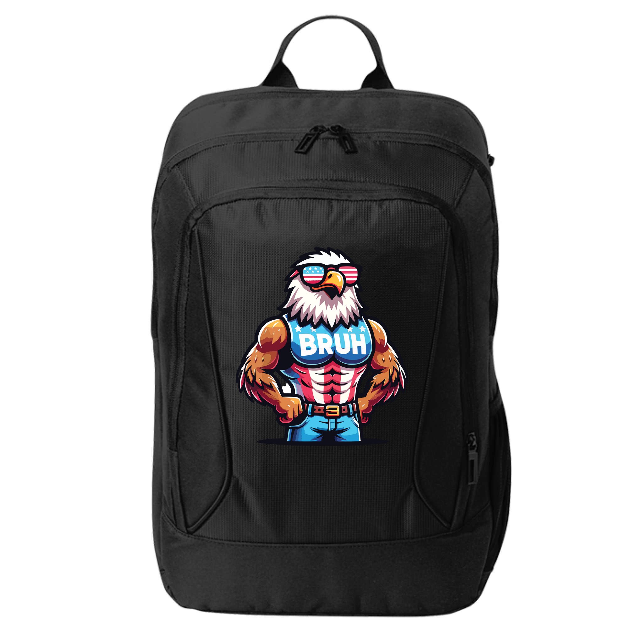 Eagle 4 Of July City Backpack