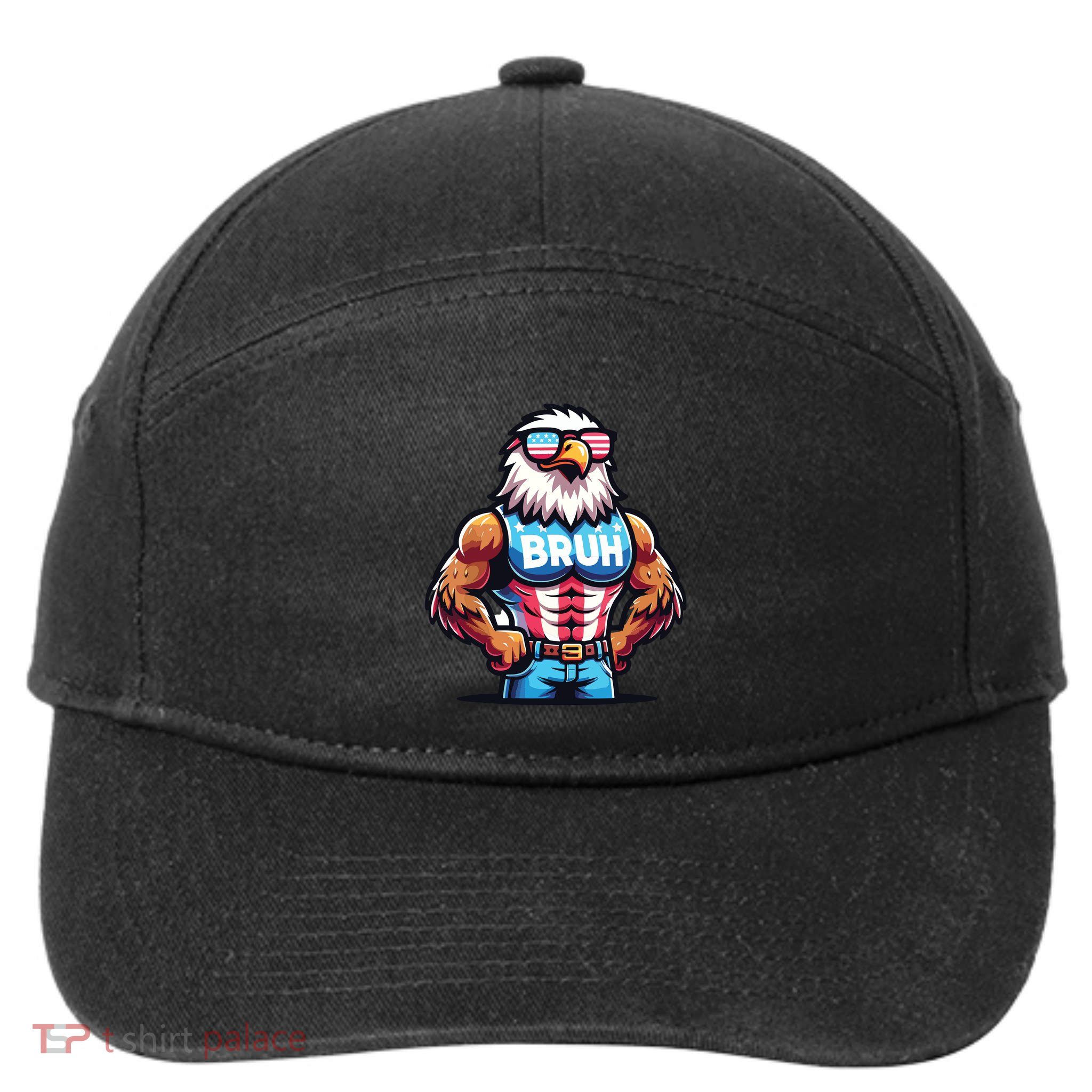 Eagle 4 Of July 7-Panel Snapback Hat